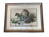 Original Framed 'Blue Hydrangea Arrangement' by Frieda Voelter Redmond 1857-1939 Hydrangea