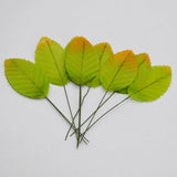 40pc Artificial Leaves Silk Leaf DIY Fake Plant For Scrapbooking Accessories NEW Green Plant