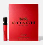 Coach New York Love Eau de Parfum EDP Sample Spray .04oz, 1.2mL New in Card EDP