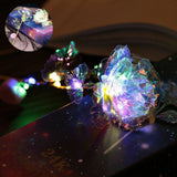 Flower Galaxy Valentine's Day Gifts  LED Gold  Rose Foil  Luminous  Christmas GF Roses