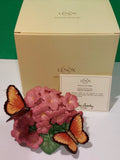 LENOX QUEEN MAJESTY BUTTERFLY Hydrangea Flower sculpture -- NEW in BOX with COA Hydrangea