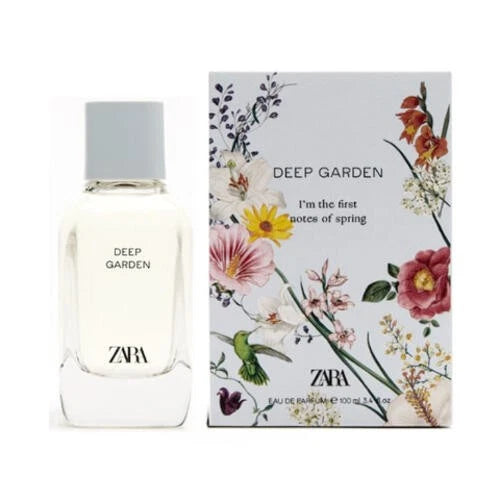 ZARA Deep Garden for Women 3.4 oz (100ml) Eau de Parfum EDP Spray RETAIL BOX EDP