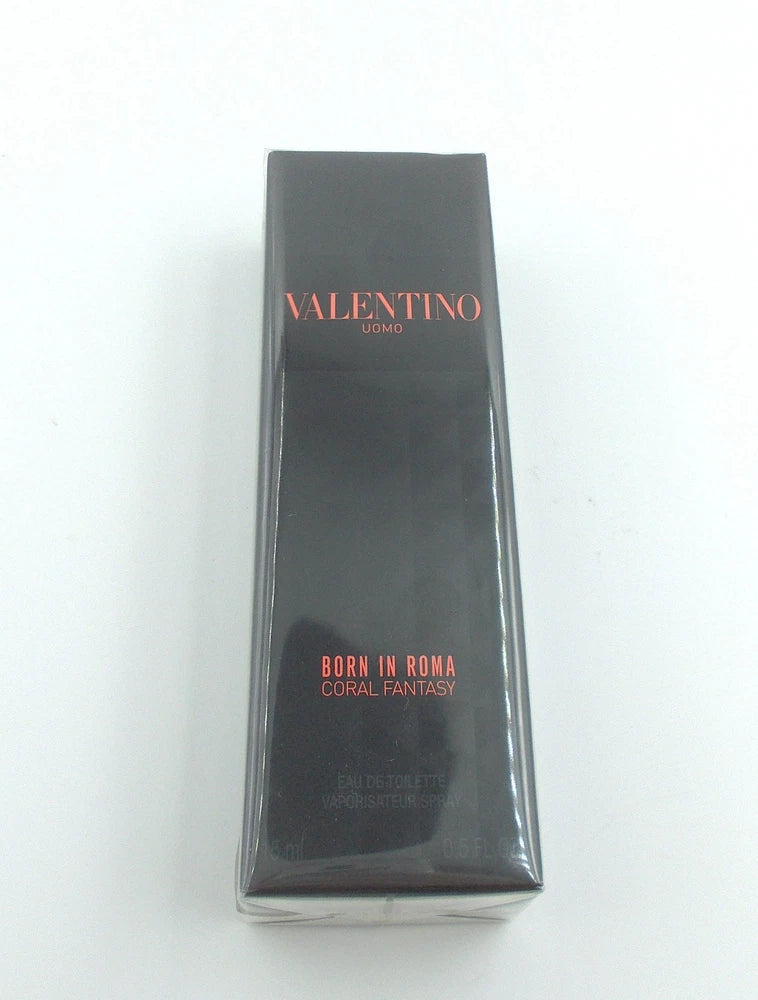 Valentino Uomo Born In Roma Coral Fantasy EDT 15ml Sealed Travel Spray Authentic EDT