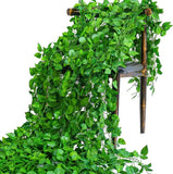 Epipremnum Aureum Leaves, Green Vines Fake Plant Vine Leaves, Hanging Fake Vine Green Plant