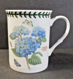 VINTAGE Portmeirion Botanic Garden Hydrangea Macrophylla Coffee Tea Mug Cup Hydrangea
