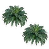 Uimoso Pack of 2 48" Artificial Boston Fern Plant Bush Plant Home Decor Green Plant