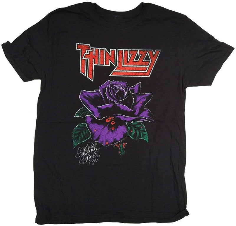 The Black Rose Tour Vintage Thin Lizzy 1979 Shirt Black Unisex S-234XL Roses