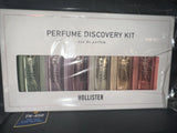 Hollister Eau De perfume Sampler set of 6 x .08 fl oz - New Discovery Set EDP