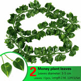 78Ft Artificial Ivy Garland Leaf Vines Greenery Hang Fake Plant Garden Decor Green Plant