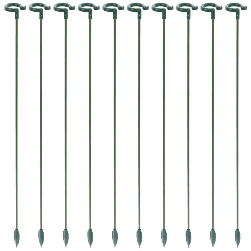 10 Pcs Rose Flower Garden Stake Support Rod Orchid Specific Bracket Garden Plants