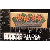 Penny Black Rubber Stamps 125F SUNFLOWER PLANTER GARDEN FLOWERS #T00 Sunflower