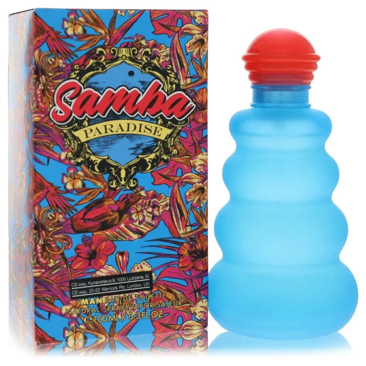 Samba Paradise by Samba Eau De Toilette Spray 3.3 oz for Men EDT