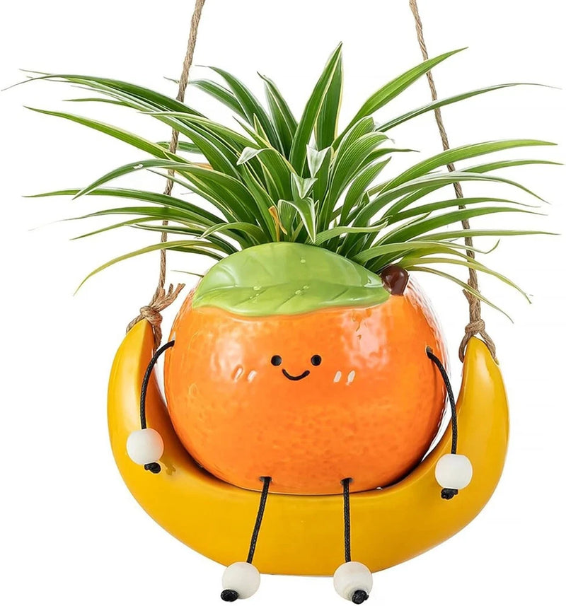 Gardening Plant Gifts for Women: Cute Hanging Planter Gift for Plant Lovers Moth Garden Plants