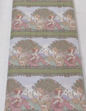 Vintage Old Fashioned Scene Floral Cotton Fabric by The Yard by P&B Textiles Flowering Plants