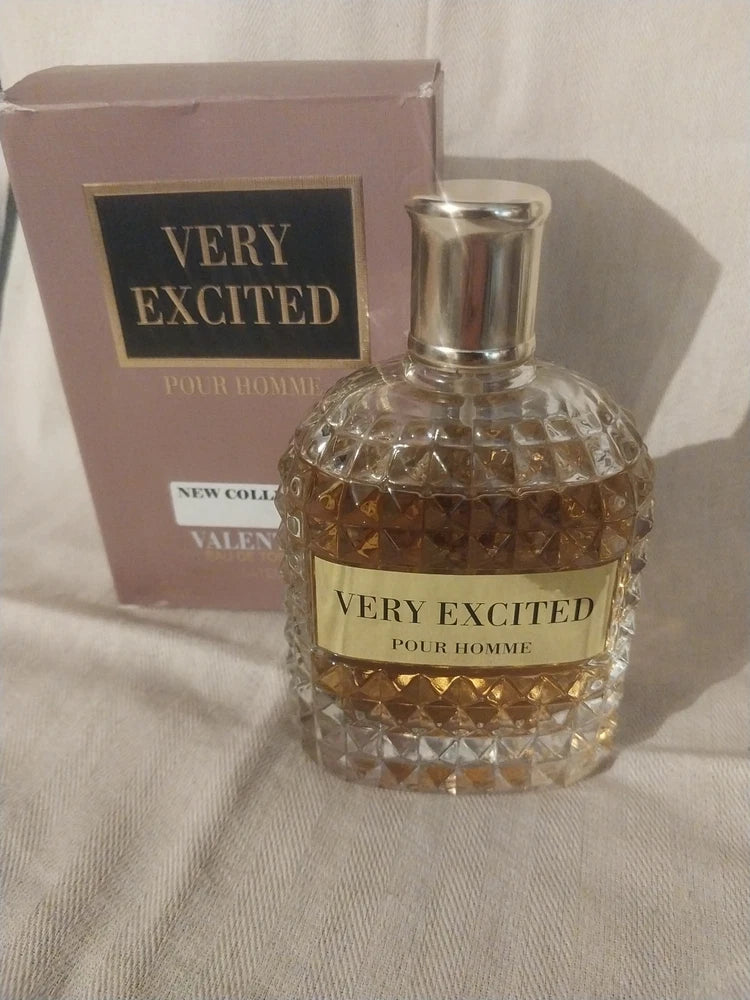 Very Excited Pour Homme Eau de Toilette Spray .New In Box.Full 3.8oz. Valentino EDT
