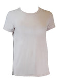 Majestic Filatures Women's Extra Fine Metallic Swing Crew Tee, Metallic Pink, 1 Roses