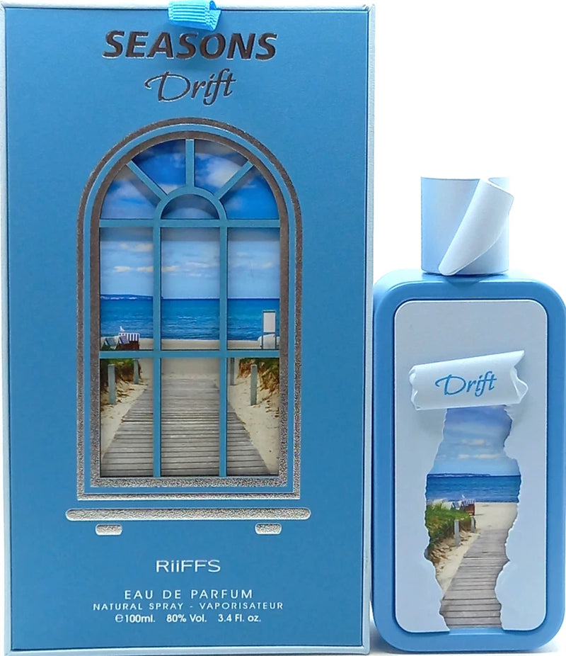 RIIFFS SEASONS DRIFT EAU DE PARFUM SPRAY UNISEX 3.4 Oz / 100 ml BRAND NEW!!! EDP