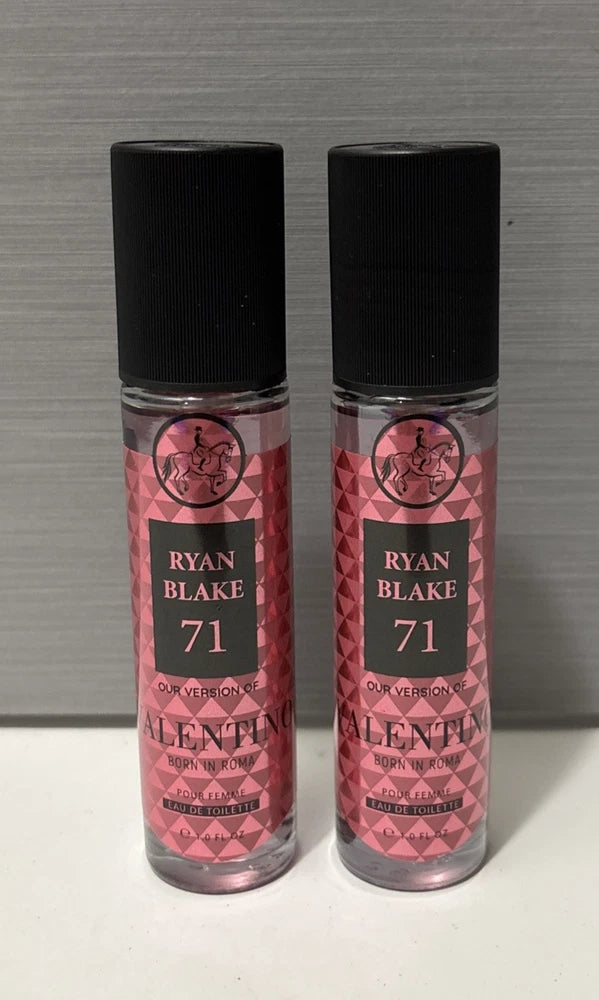 Ryan Blake 71 edt 1oz Spray smells Like Valentino (Lot Of 2) EDT