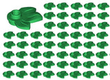 __NEW LEGO 50x BRIGHT GREEN Plant Plate, Round 1 x 1 with 3 Leaves tree leaf Green Plant