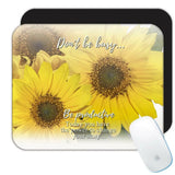 Gift Mousepad : Sunflower Be Productive Flower Floral Yellow Decor Inspirational Sunflower