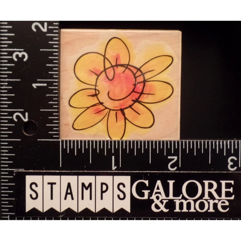Hero Arts Rubber Stamps E3271 SUNFLOWER STYLE GARDEN FLOWERS #3112 Sunflower