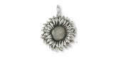 Sunflower Charm Jewelry Sterling Silver Handmade Flower Charm SF3-C Sunflower
