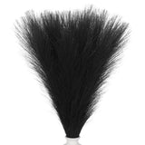 17.7in Pampas Grass Decor 30pcs Artificial Grass Bulk Fluffy Faux Dried Black Pampas Grass