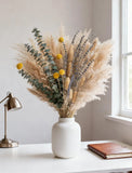 Boho Decor Bouquet - Pampas Grass,Eucalyptus,Lavender,Bunny Tail,Billy Balls 16~ Pampas Grass