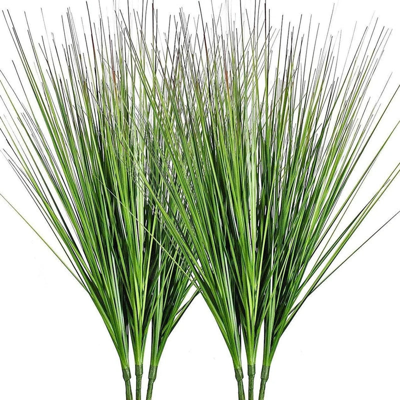 27" Artificial Plants Onion Grass Greenery Faux Fake Shrubs Plant Flowers Whe... Green Plant