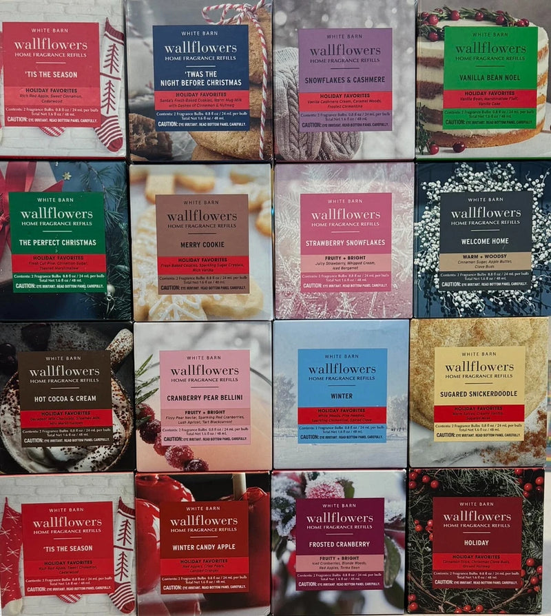 Bath & Body Works wallflowers fragrance bulb refill variety box, 2-pack (assorted)