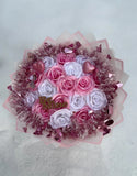 Pink and White Ribbon Bouquet for Sale!! Perfect for Any Occasion Bouquet