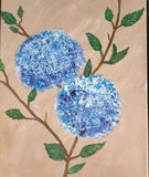 Hydrangea Custom Painting 11" X 14" Hydrangea