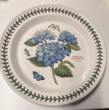 Portmeirion Botanic Garden Fine Earthenware 10.5_ Dinner Plate, HYDRANGEA Hydrangea