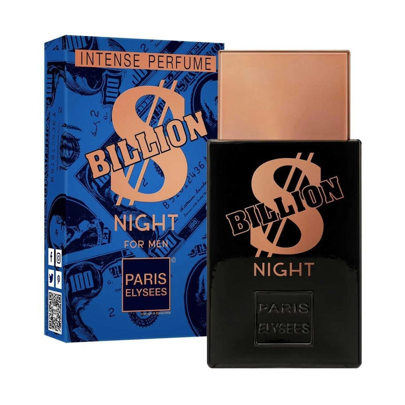 Paris Elysees Billion $ Night EDT 100ml | Long Lasting Perfume Men Fragrance EDT