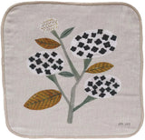 Miyuki Matsuo Gauze Mini Hand Towel Hydrangea Flower Hydrangea