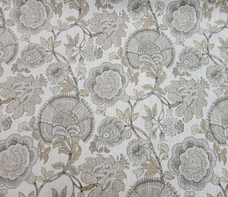 Smithson in Vintage BTY Richloom 100% Cotton Slub 54" Wide Floral Flowering Plants