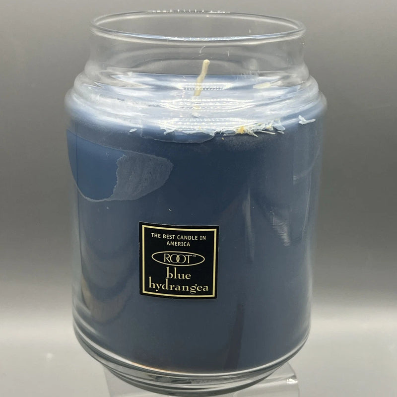 Queen Bee Jars Root Candle Blue Hydrangea Best Candle in America 22 Oz UNburned Hydrangea