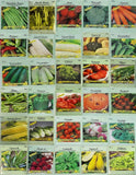 30 Non-GMO Heirloom Vegetable Garden Seed Packs 30 Unique Varieties Garden Plants