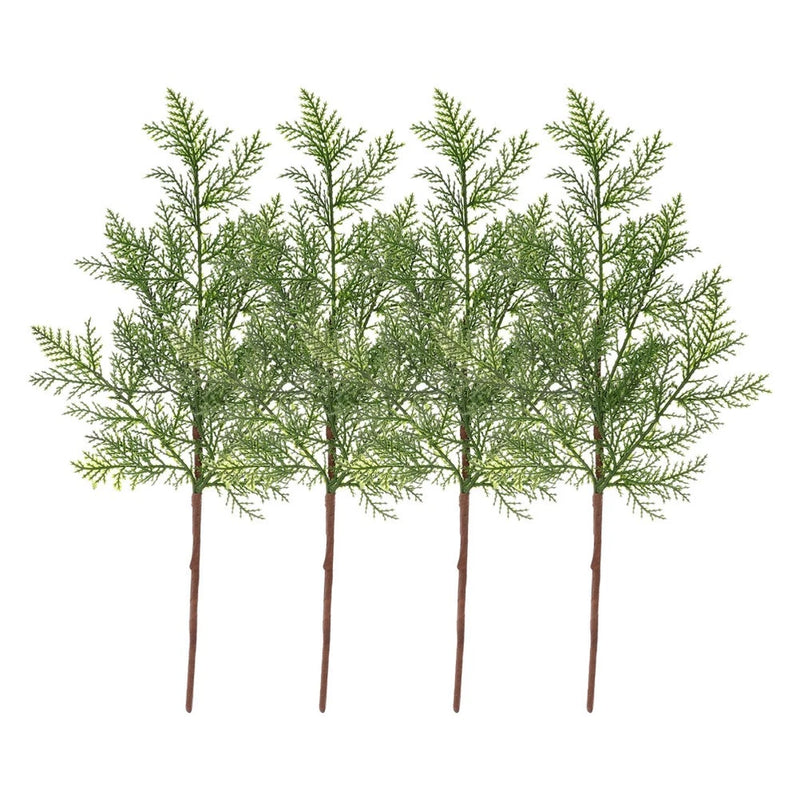 5 Pcs Decorative Branch Artificial Plants Greenery Shrubs Bouquets Green Plant