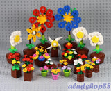 LEGO - Flower Pots - PICK YOUR PLANTS & POTS - Garden Planter Farm Bouquet Daisy Sunflower