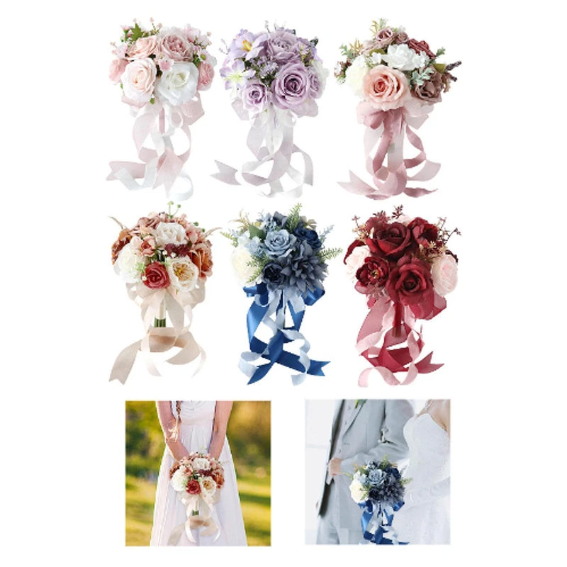 Wedding Bridal Bouquet Bridesmaid Flower Elegant Flower Arrangements Artificial Bouquet