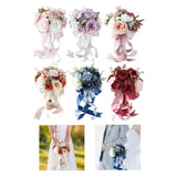 Wedding Bridal Bouquet Bridesmaid Flower Elegant Flower Arrangements Artificial Bouquet