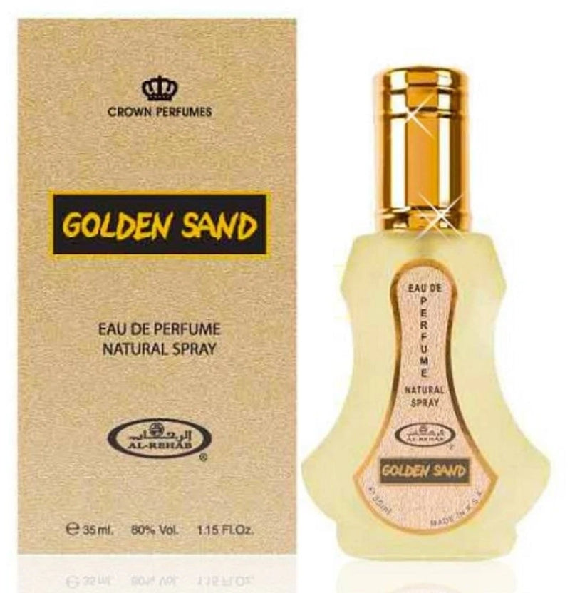 Al Rehab Golden Sand Eau de Parfum Spray, 1.18 Fl Oz (35 ml) EDP