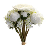 Peony Hydrangea Floral Bouquet (Set of 6) Peony