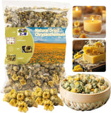 Dried Fetus Chrysanthemum - Natural Dried Flowers and Herbs Kit 3Oz Bulk Bath Pe Dried Flower