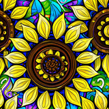 Sunflower Art Sticker Yellow Petals Flower Summer Fall Boho Hippie (4 Inch) Sunflower