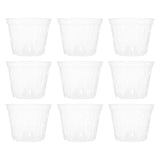 9 Pcs Pots for Orchids with Drainage Flower Planter Gardening Nursery Garden Plants