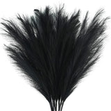 obbsie 35 Faux Pampas Grass Decor, 8pcs Large Tall Fluffy Artificial Pompous Pampas Grass