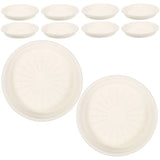 10 Pcs Plastic Flowerpot Base Planter Liner Tray Plants Garden Saucers Garden Plants