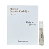 Maison Francis Kurkdjian Gentle Fluidity Silver EDP Vial Sample 2ml New withCard EDP